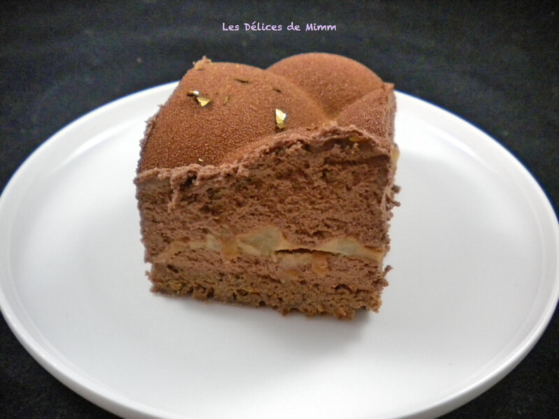 Entremets Nuage Belle-Hélène 6