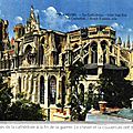 La cathédrale de Reims en 1918