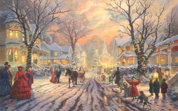 A Victorian Christmas Carol, Thomas Kinkade