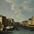 Bernardo <b>Canal</b>, <b>The</b> <b>Grand</b> <b>Canal</b>: looking South-West from <b>the</b> Rialto Bridge to <b>the</b> Palazzo Foscari