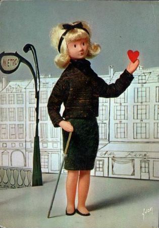 CPM Saint Valentin Poupée Peynet 2