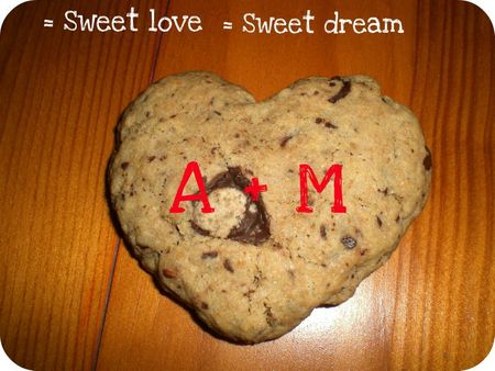 PS : I love you… recettes Le Vrai Cookie de Michel & Augustin !