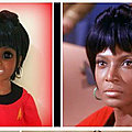 Décès de l'actrice de Star Trek, rôle de Uhura / poupée à son éffigie / hommage