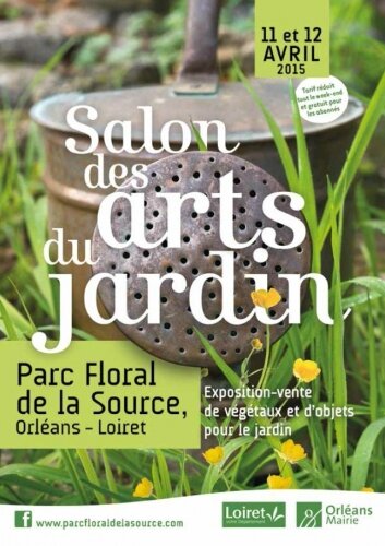 Affiche Salon des Arts du Jardin à Orléans 2015