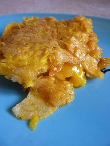 Omelette aux chips recettes entrees MISS TINY EST UNE DESPERATE HOUSEWIFE...TORTILLA CHIPS MAISON