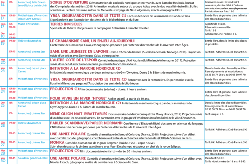 festival_la Tete ailleurs_Avranches_2018_Scandinavie_programmation
