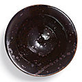 A rare Henan black-glazed '<b>oil</b>-<b>spot</b>' <b>bowl</b>, Northern Song-Jin dynasty (960-1234)