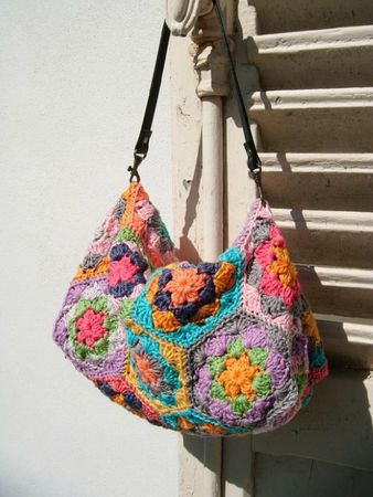 pochette hexagones crochet 017