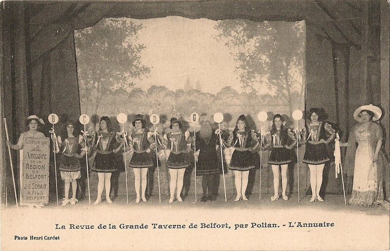 Belfort CPA Fbg France n°35 Grande Taverne Spectacle Annuaire