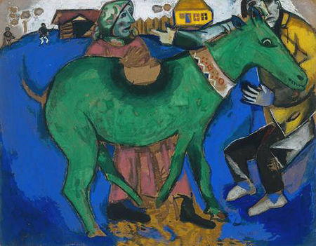 MarcChagall_GreenDonkey_1911