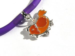 bracelet bijou enfant poussin orange (2)