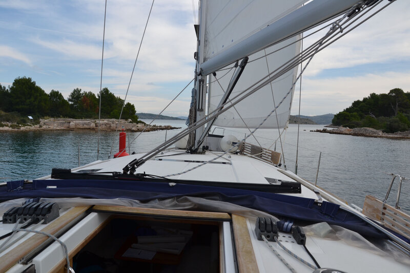 Prolaz Mala Proversa à la voile, jeudi 29 octobre 2020 (2)