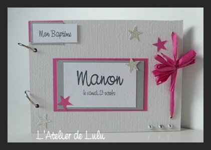 livre de naissance ou bapteme etoiles