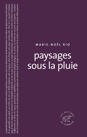 Marie-Noël Rio - Paysages sous la pluie