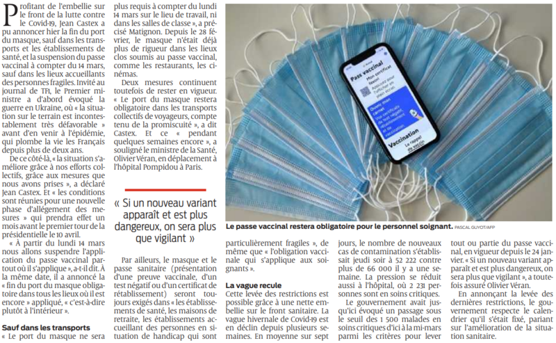 2022 03 04 SO Covid-19 la fin des restrictions2