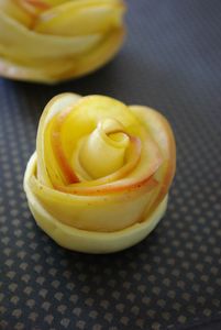 fleur de pomme tarte aux pommes dessert simple facile_1