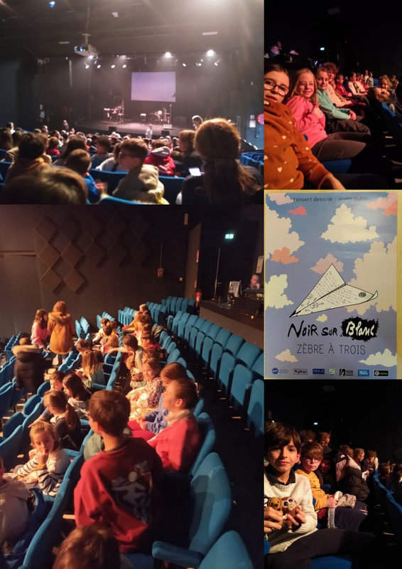 Spectacle Noir sur blanc