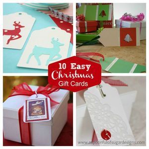 10 Easy Christmas Gift Cards 1