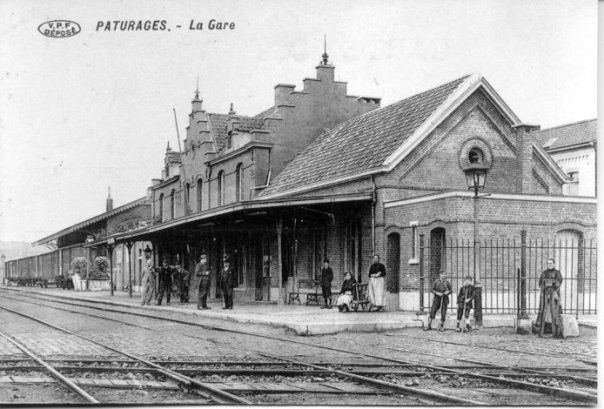 Pâturages Gare - ancienne cate postale 1