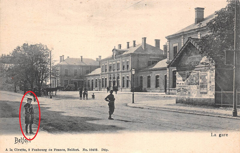Belfort CPA Av Gare n°4 Gare Cour Sud R1