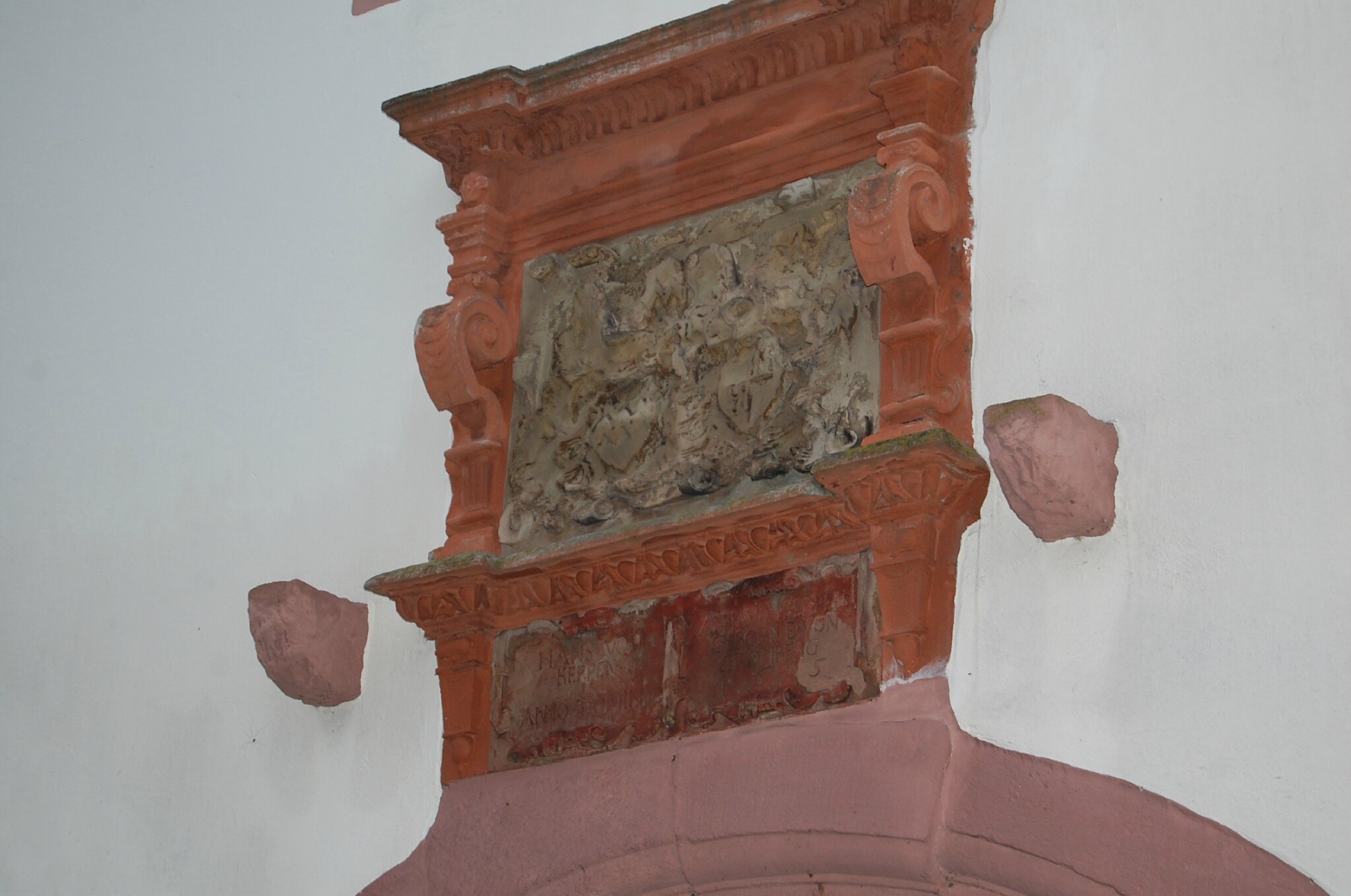 Burg Kerpen à Huttigweiler (Sarre) - détail