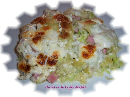 Gratin de ravioles à la courgette et au jambon recettes entrees Cake au jambon et à la mozzarella