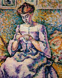Femme_faisant_du_crochet__vers_1908___Lucie_Cousturier