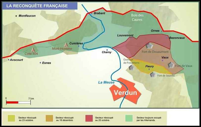 Reconquêtes française Verdun