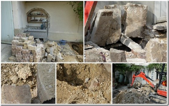 travaux courette juin 20234