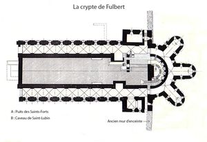 Chartres_plan_crypte_Fulbert_2