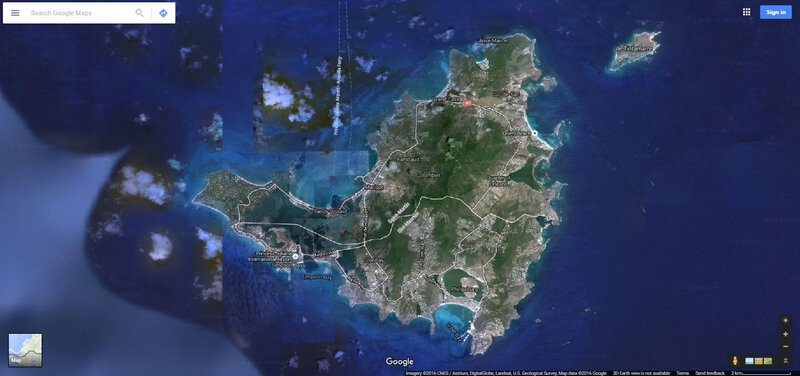 st martin map of st maarten island