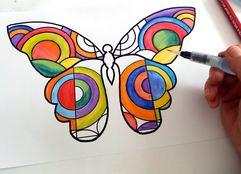 427-Fleurs printemps-Papillon Delaunay (13)