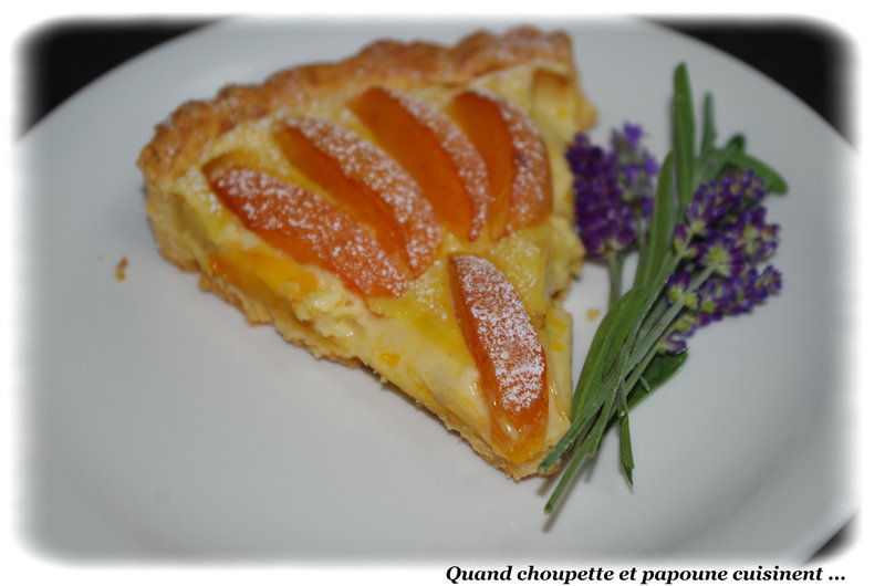 tarte d'abricots à la lavande-7825