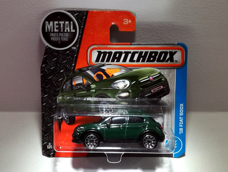 Fiat 500 X de 2016 (Matchbox)