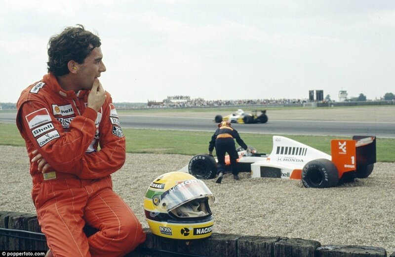 WILLIAMS RACE DAY BRAZIL SENNA