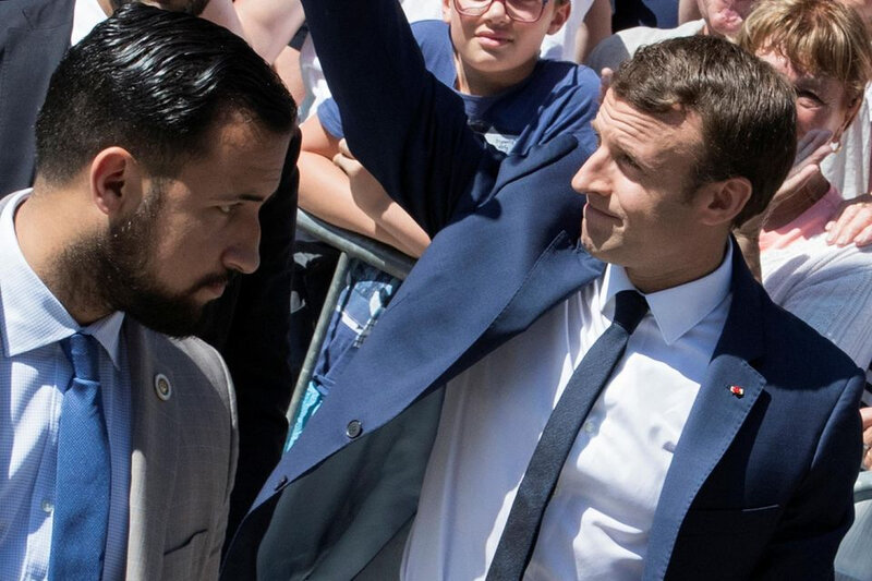 L'Elysée aurait refusé la démission d'Alexandre Benalla Macron Benalla 5