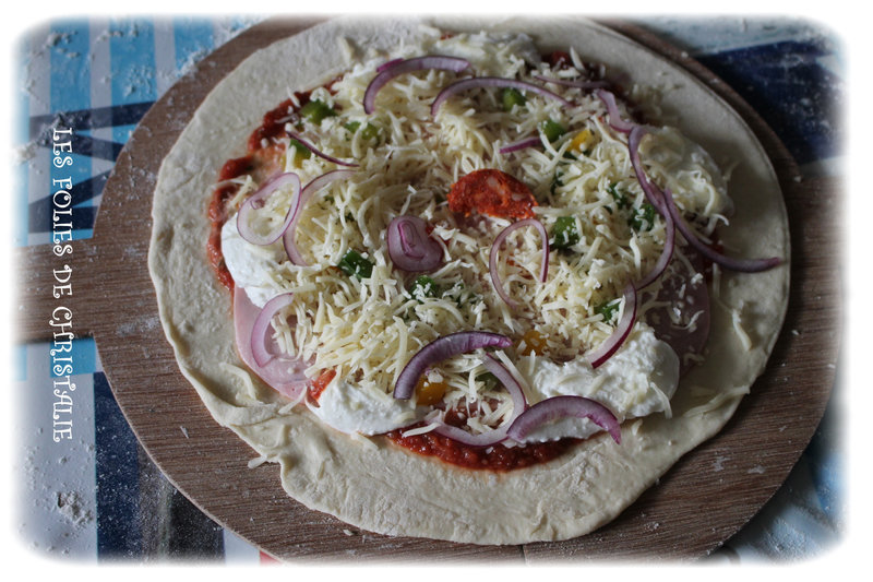 Pizza jambon poivron 3