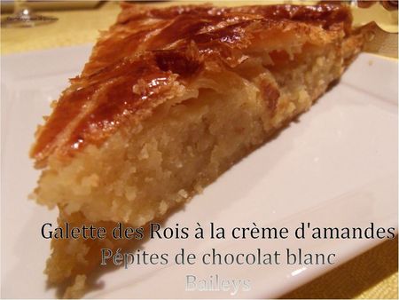 galette des rois crème d'amandes pépites de chocolat blanc baileys3