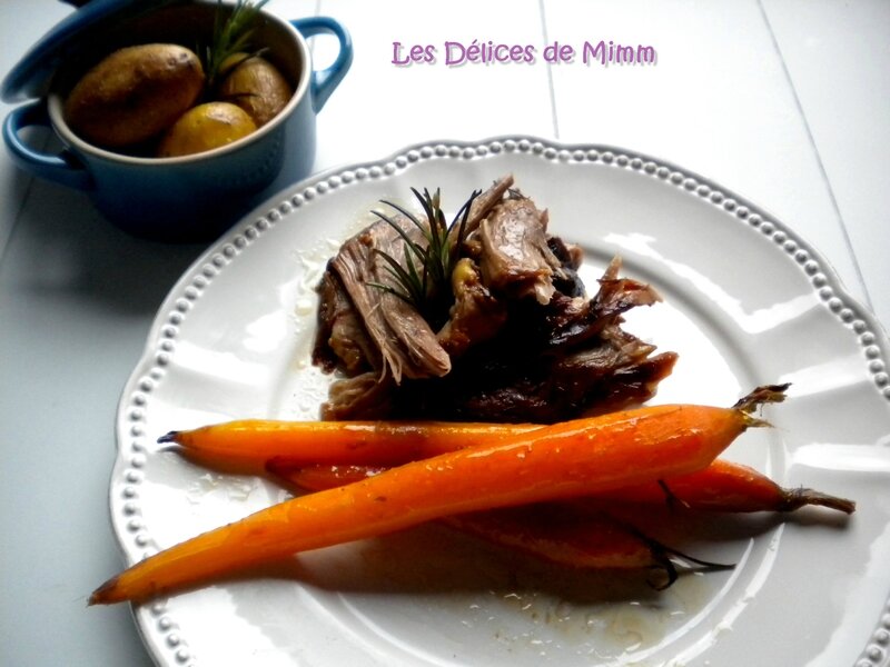 Epaule d’agneau confite au miel 6