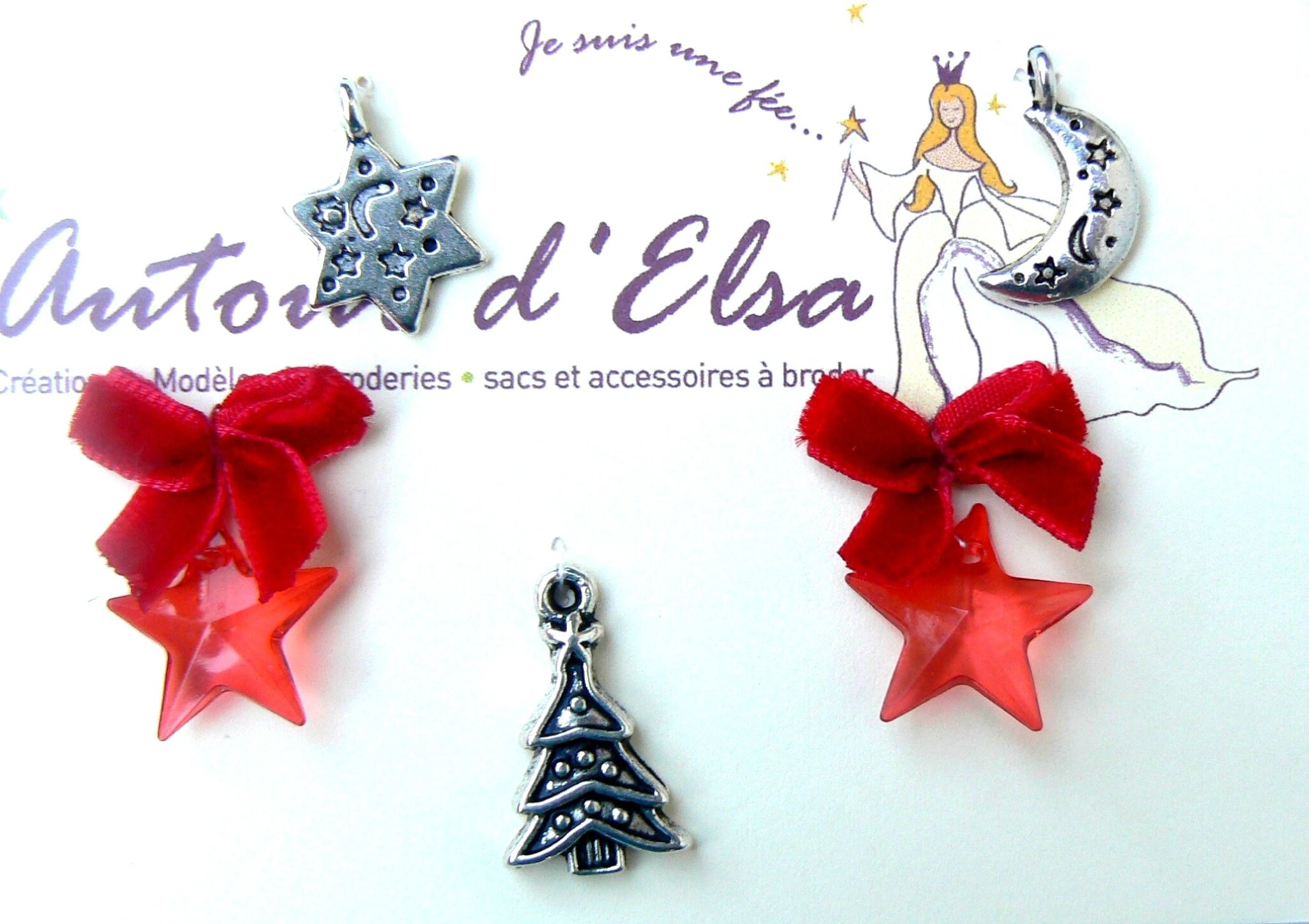 Charms hiver rouge