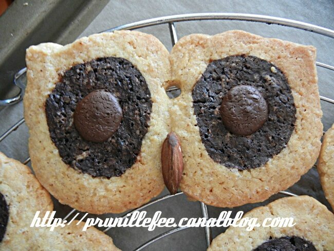 sablés chouette tutoriel prunillefee recette