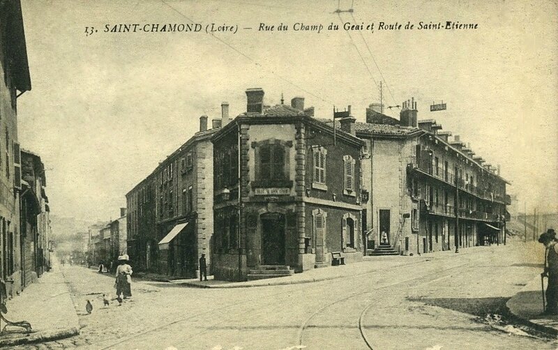 rue du Champ-du-Geai et route de Saint-Étienne