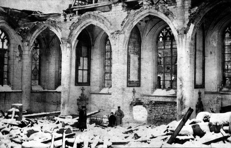 17 sept 1916 Albert basilique ND Brébières