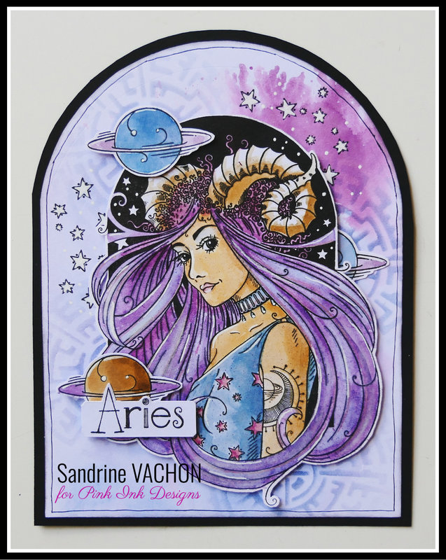 Sandrine VACHON Carte Bélier ARIES Pink Ink Designs (1)