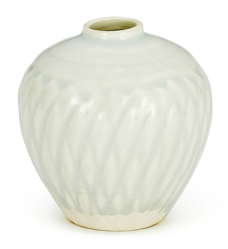 A small Qingbai 'lotus' jar, Song dynasty
