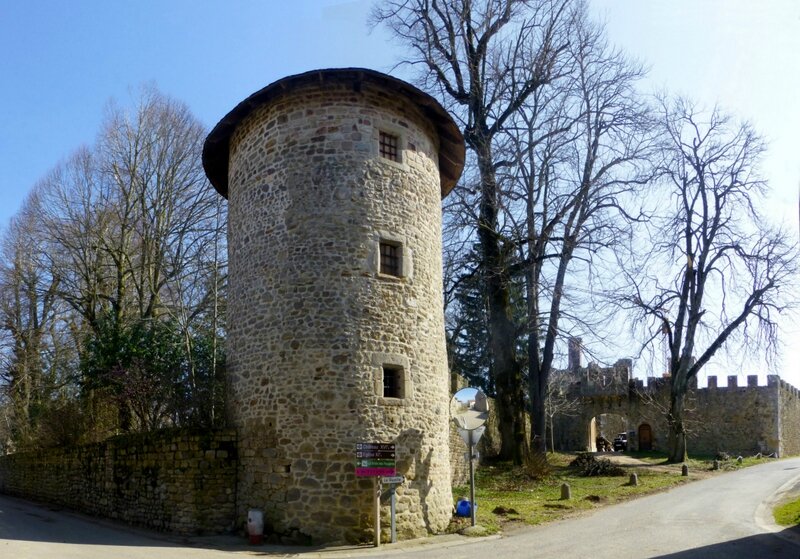 chameane tour et entrée