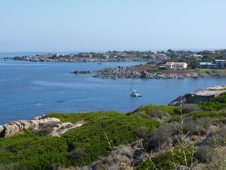 Cathie en Corse (baie d'Algajola, près de l'île rousse)