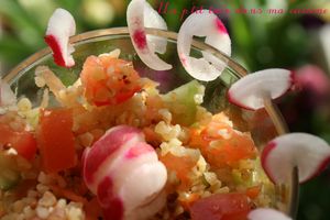 Ptite salade croquante et colorée recettes entrees Ptite salade croquante et colorée