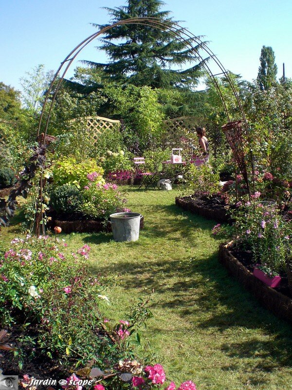 le jardin de Chantal Alain tout en poésie