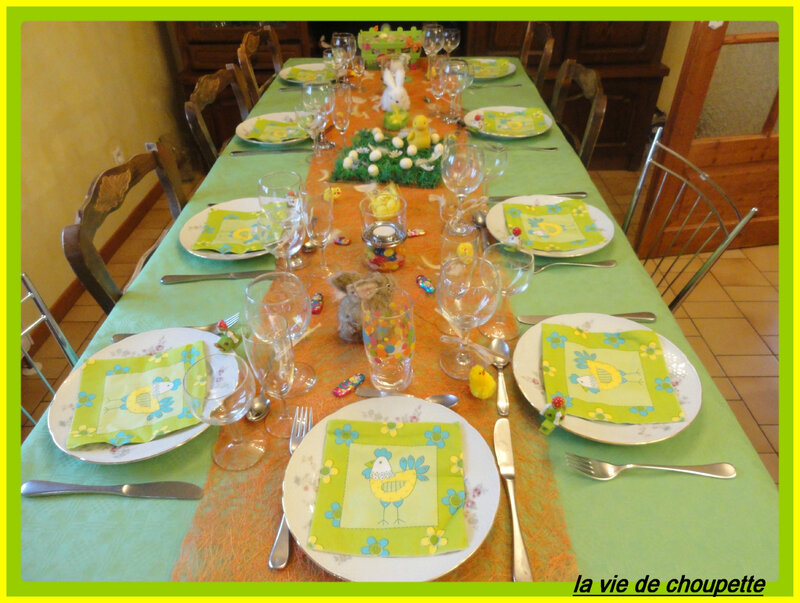 table paques 2012